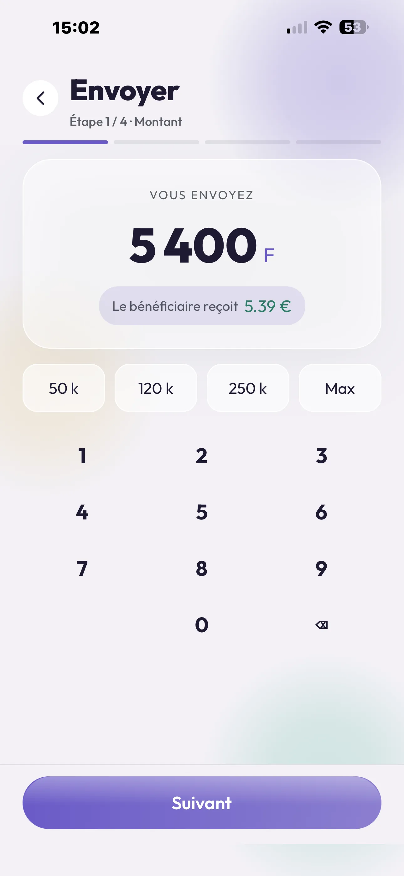 Envoyer de l'argent avec Wura